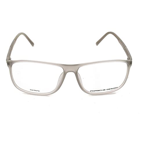 Porsche S0351487 Marcos para Gafas recetadas, Gris, 56 mm para Hombre