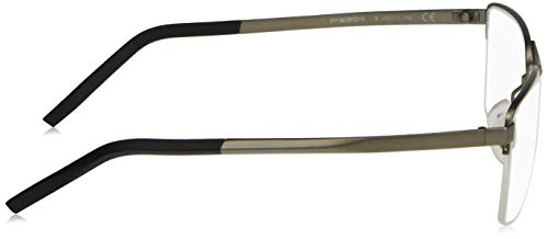 Porsche S0351497 Marcos para Gafas recetadas, Marrón, 55 mm para Hombre