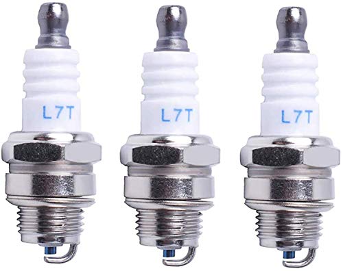 Poweka L7T Bujías Compatible con STI-HL MS200 MS230 MS240 MS260 MS250 Husq-Varna 36 41 50 51 55 136 141 137 142 235 236 Ref. NGK BPMR7A 4626 Equivalencia RCJ7Y Champion Motosierra (3 Piezas)