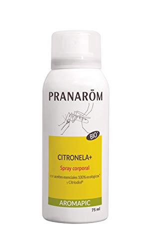 Pranarôm, Aromapic, Spray Cuerpo Citronela+ Bio, Natural y BIO, Prevención de picaduras Natural, Aplicación facil, Mosquitos e insectos, Practico formato de viaje, 75 ml