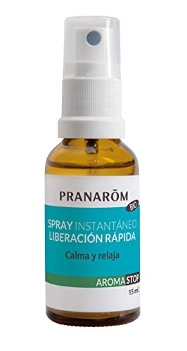 Pranarôm Spray Instantáneo, liberación rápida, calma y relaja, deshabituación, efecto rápido de los aceites esenciales de copaiba, pimienta negra y hierbabuena, 15 ml