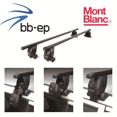 Premium Acero Baca/Last portador de Mont Blanc para mini 3 puertas Hatchback a partir de año 2008 hasta hoy – Sistema de baca Completo de la nueva exclusiva Easy Go línea