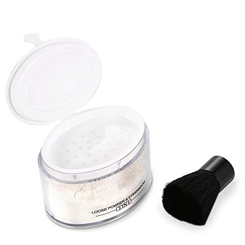 Professional Face Powde, Kit de Maquillaje en Polvo Suelto y Sombra de Ojos que Oculta la Base Cosmética Facial(Silver MB)