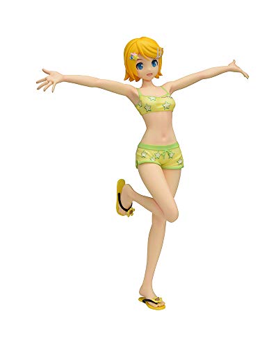 Project Diva Arcade Futuro Tono Kagamine Rin Super Premium Figura de acción Miracle Star Resort, 8.2