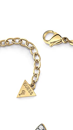 Pulsera Guess Love Butterfly acero inoxidable quirúrgico logo chapada oro UBB78050-S [AC1120]