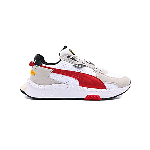 Puma Ferrari Wild Rider, Zapatillas Deportivas Unisex Adulto, White Ross, 45 EU