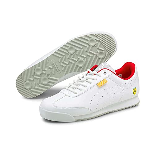 PUMA Scuderia Ferrari Roma Via Motorsport Men's Shoes, White, 13 M