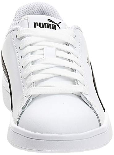 Puma Smash V2 L - Zapatillas Bajas Unisex-Adulto, Blanco (Puma White-Puma Black), 40.5 EU, Par