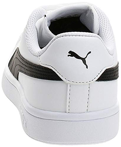 Puma Smash V2 L - Zapatillas Bajas Unisex-Adulto, Blanco (Puma White-Puma Black), 40.5 EU, Par