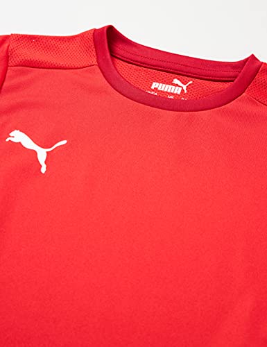 PUMA teamGOAL 23 Jersey LS jr Shirt, Unisex-Child, Red-Chili Pepper, 164