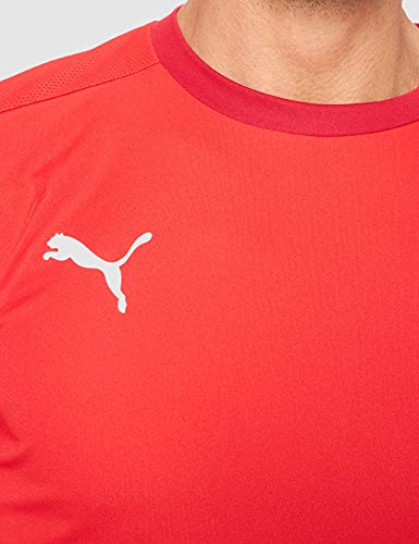 PUMA teamGOAL 23 Jersey LS Shirt, Mens, Red-Chili Pepper, L