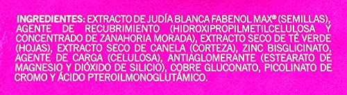 Q77+ BLOQUEADOR DE CARBOHIDRATOS - Pastillas para Adelgazar - Quemagrasas Natural - Perder peso - Efecto Saciante - Con Té verde. Canela. Minerales y Ácido Fólico - 60 cápsulas