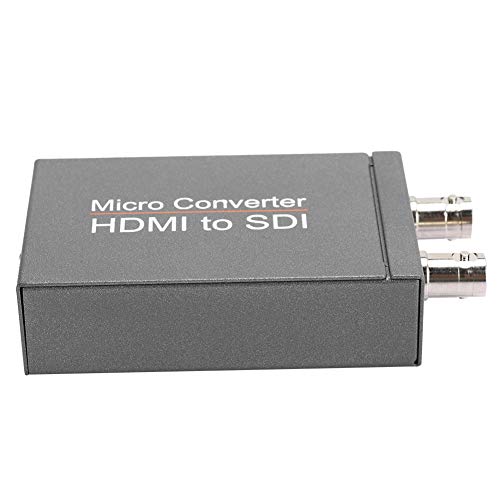 Queen.Y Hdmi a Sdi Convertidor Iron Shell Min Hd a Bidireccional Sdi Convertidor Hd a 3G-Sdi/Hd-Sdi Nivel de Transmisión de Alta Definición