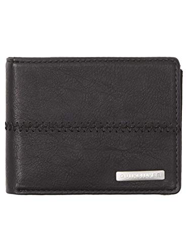 Quiksilver Accesorio de Viaje- Billetera Plegable Triple, Negro