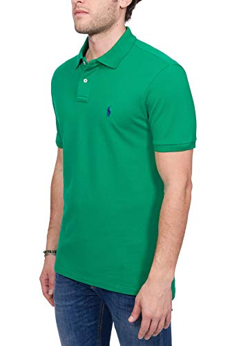 RALPH LAUREN BASIC MESH-SSL-KNT UOMO - L, VERDE