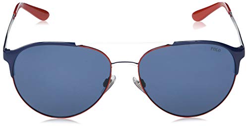 Ralph Lauren Polo 0PH3123 Gafas de Sol, Navy Blue/Red/White, 60 para Hombre