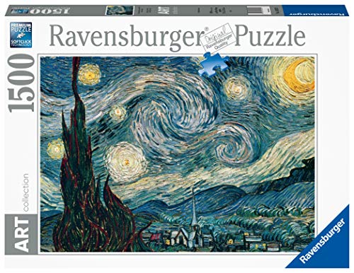 Ravensburger- Puzzle 1500 pzas Van Gogh Noche Estrell Piezas, Multicolor (16207 9)