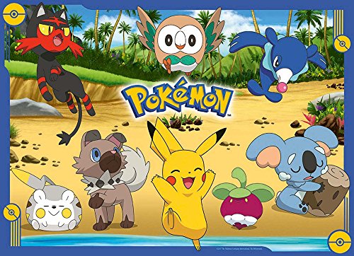 Ravensburger - Puzzle Pokémon, 4x100 Piezas Bumper Pack, Edad Recomendada 5+ años - Dimensiones 36x26 cm