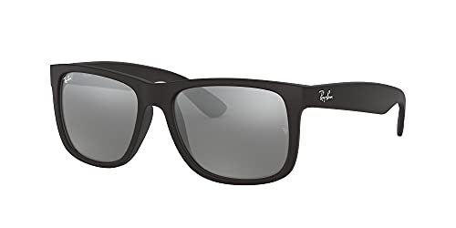 Ray-Ban Justin RB4165 - Gafas de sol Unisex, Negro (Gris 622/6G), 51 mm