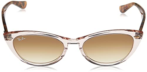 Ray-Ban Nina RB4314N-128151 Gafas de Sol, Transparente/Brown, 54 Unisex