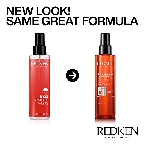 Redken | Aceite Sin Aclarado Antiencrespamiento Para todo tipo de Cabello de fino a grueso, Para Clima Húmedo, Frizz Dismiss, 125 ml