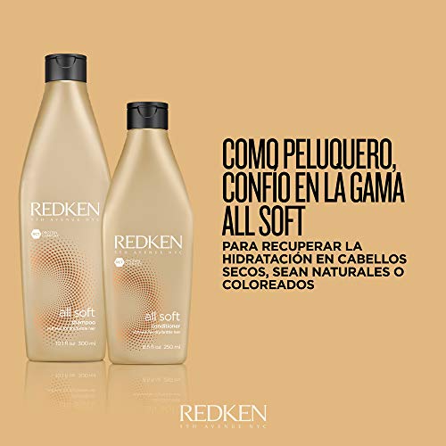 REDKEN Acondicionador All Soft para cabellos secos, 250 ml