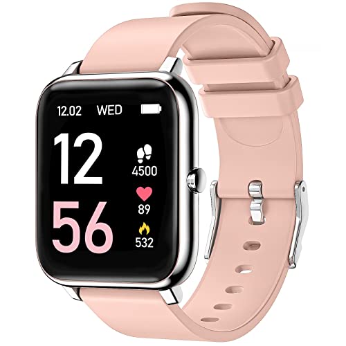 Reloj Inteligente Mujer , IDEALROYAL Smartwatch Mujer Pulsera Actividad Impermeable IP67 con Sanguíneo Presión Arterial Frecuencia Cardíaca Sueño, Podómetro Reloj Deportivo para iOS Android