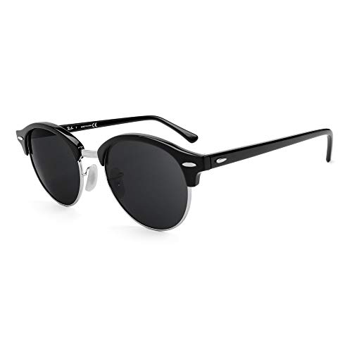 Revant Lentes de Repuesto Compatibles con Gafas de Sol Ray-Ban Clubround RB4246 51mm, Polarizados, Bronce MirrorShield