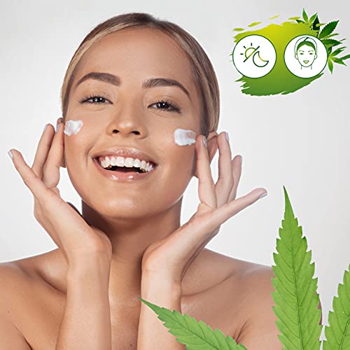 Revuele Cbd Crema Facial Intensiva, 50 Ml, Nutritiva E Hidratante Piel Deshidratada, Seca O Con Picazón, 100% Pura Natural Y Orgánica Con Aceite De Cáñamo Y Extracto De Semilla De Cannabis