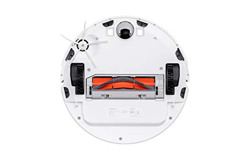 Roborock S6 Pure White - Aspiradora de Alta Potencia de Aspiración Alfombras y superfícies, Tanque de agua 180 ml, Superficie 300 m2, Programable vía App, Wi-Fi conectado y Control Alexa Google Home