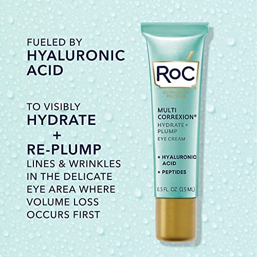 RoC - Multi Correxion Hidrata + Crema de Ojos Rellenita - 3 en 1 - Levanta y reafirma el contorno de ojos - 15 ml