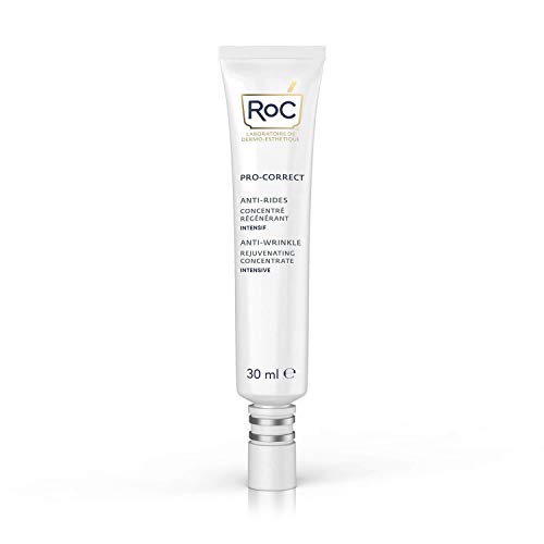 RoC - Retinol Correxion Wrinkle Corrext Concentrado Rejuvenecedor Intensivo - Crema Facial Antiarrugas y Antiedad - Retinol y Ácido Hialurónico - 30 ml