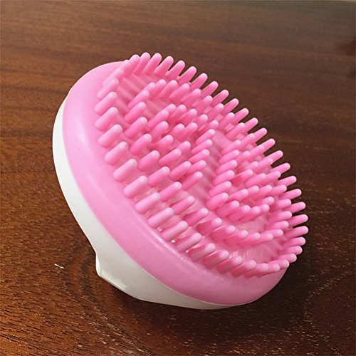 ROSENICE Masaje de la celulitis y mitón anti cepillo para las piernas de los brazos masaje del cuerpo del muslo (rosa)