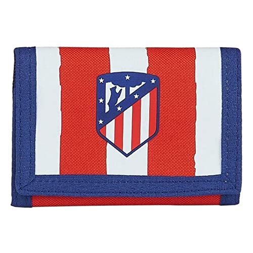 Safta- Atlético de Madrid Accesorio de viaje- Billetera, Color rojo/blanco/azul, 125xx95 mm (812058036)