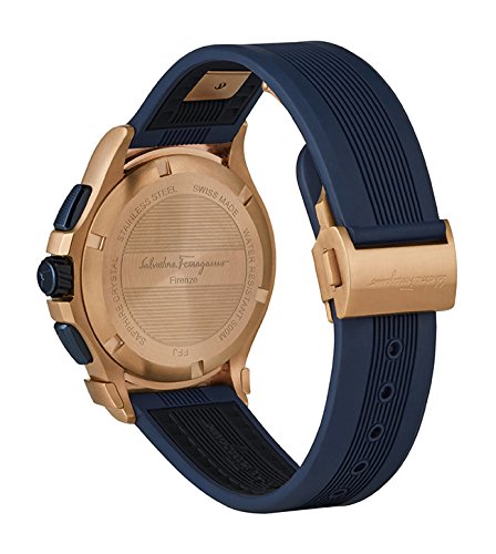 Salvatore Ferragamo Reloj Cronógrafo para Hombre de Cuarzo con Correa en Cuero FFJ020017