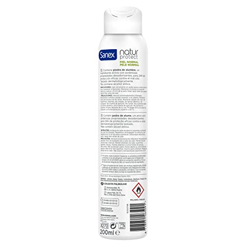 Sanex Natur Protect Desodorante Spray, Piel Normal, 200ml