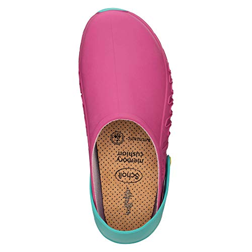 Scholl F293782296 Evoflex Clogs, Fuchsia, 39 EU