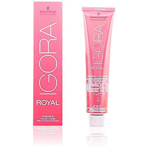 Schwarzkopf Igora Royal Coloración Permanente en Crema para el Cabello 7-77 - 60 ml.