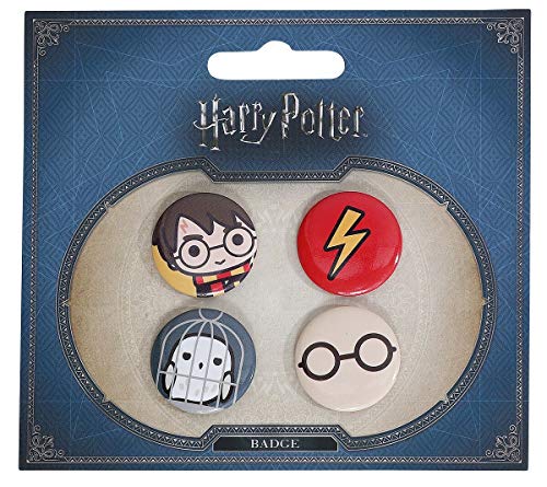 Set 4 pin Harry Potter surtido