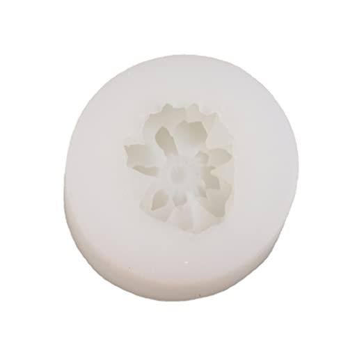 ShapeW Molde de silicona 3D con flor de peonía para aromaterapia, para velas perfumadas, jabón y yeso, manualidades para hornear