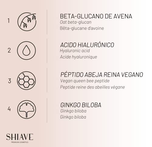 SHIAVE Pack Sérum Tensor Lifting Facial + Contorno de Ojos, con ÁCIDO HIALURÓNICO PURO y Ginkgo Biloba. Tu rutina rejuvenecedora, antiedad, antiarrugas