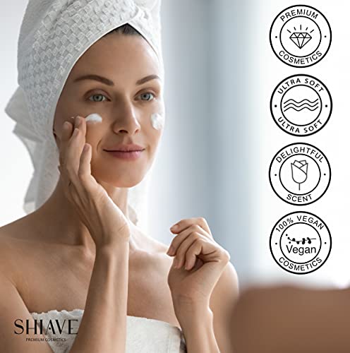 SHIAVE Pack Sérum Tensor Lifting Facial + Contorno de Ojos, con ÁCIDO HIALURÓNICO PURO y Ginkgo Biloba. Tu rutina rejuvenecedora, antiedad, antiarrugas