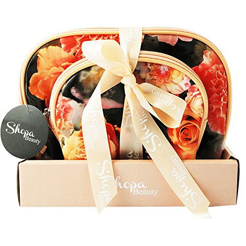 Shopa Beauty Motivo Flor Premium Kits, color Naranja - 2 Piezas