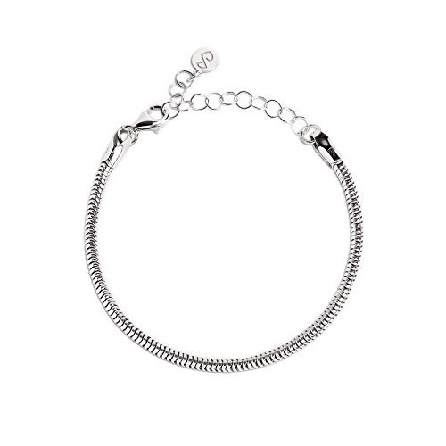 SINGULARU ® - Pulsera Chloe Plata - Joyas mujer