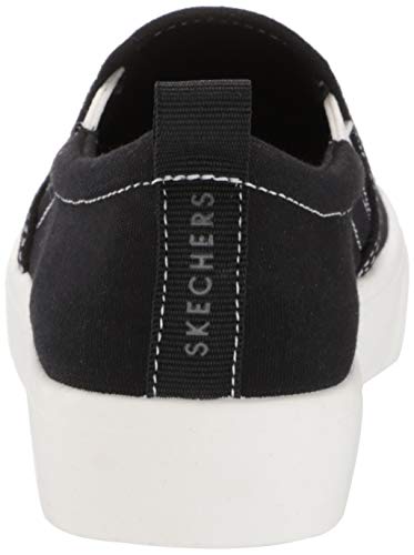 Skechers Poppy-Everyday Daisy, Zapatillas Mujer, Negro (BLK Black Canvas), 40 EU