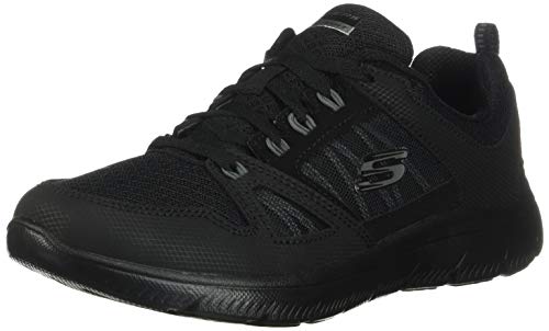 Skechers Summits New World, Zapatillas Mujer, Black, 39 EU