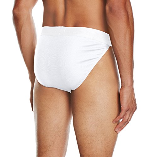 Skiny Herren Tanga Cotton Retro Bóxer, Weiß, L para Hombre