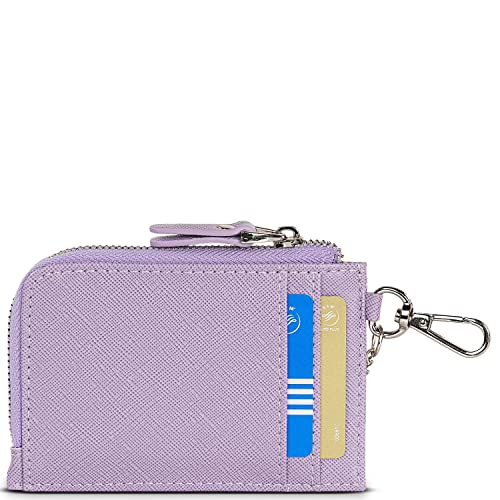 SKPAT - Monedero, Llavero y Tarjetero para Hombre y Mujer de Piel Sintética Diseño Exclusivo de la Marca 311544, Color Malva