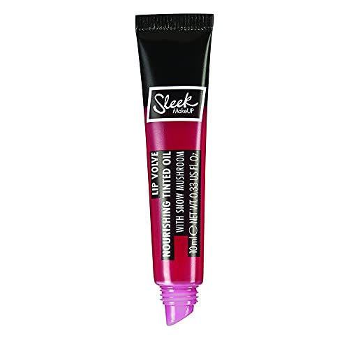 Sleek MakeUp Lip Volve - Aceite nutritivo para labios, color rosa tintado, 100 ml