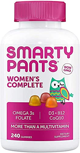 Smarty Pants Women's Complete Multivitamin Dietary Supplement Netcount (240 Gummies), 240Count